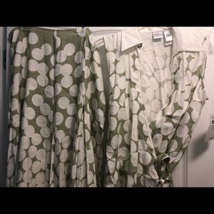 Emma James sleeveless wrap top and skirt